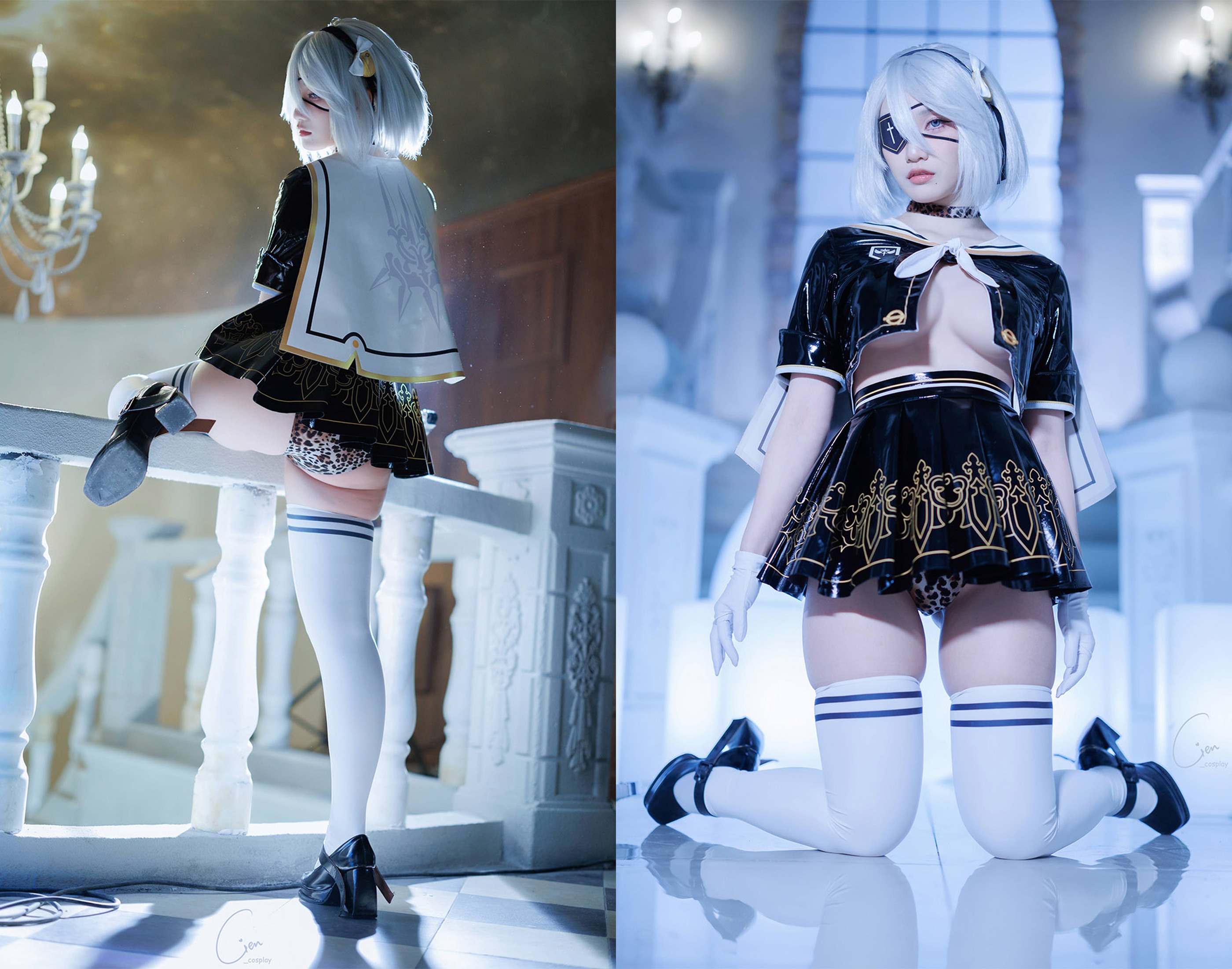 图片[1]-Cien恩恩 – NO.013 2B JK School Uniform[32P]-XikXak